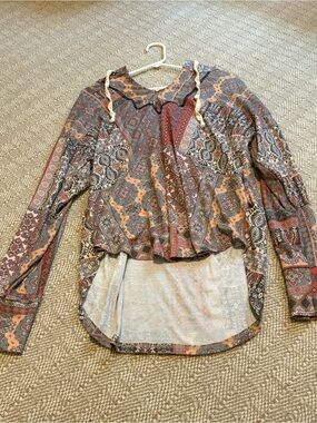 Boho Long-Sleeve Hoodie